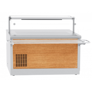 Прилавок холодильный ПВВ(Н)-70Х-05-НШ нерж. (1500мм)