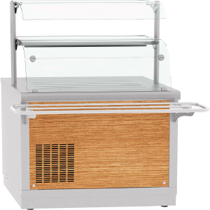 Прилавок холодильный ПВВ(Н)-70Х-06-НШ нерж. (1120мм)