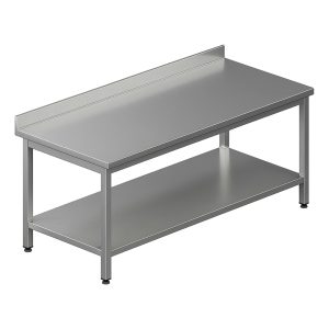 Рабочий стол с полкой и бортами DTRA-715