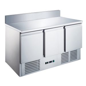 СТОЛ С ОХЛАЖД.ШКАФОМ HURAKAN HKN-GNL3TN-SB С БОРТОМ