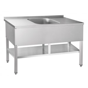 Стол для мойки овощей СМО-6-4 РН (1400x600x860 мм.) нерж.