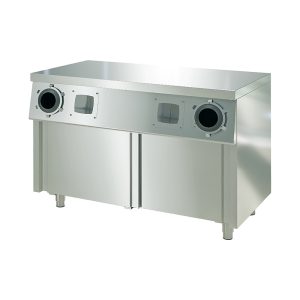 Стол-тумба с диспенсерами для стаканов СТД-2/1200-2 купе