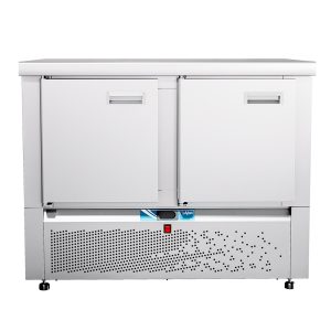 Стол холод. низкотемп. с нижним расп. агр-таСХН-70Н-01 столешница 202 без борта(дверь-дверь)