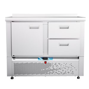 Стол холод. низкотемпер. с нижним расп. агрегата СХН-70Н-01 столешница 202 с борт. (дверь-ящик 1/2)