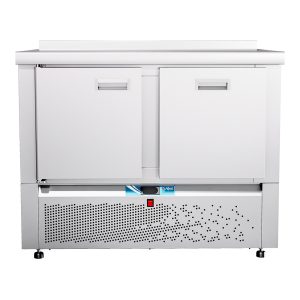 Стол холод. низкотемпер. с нижним расп. агрегата СХН-70Н-01 столешница 202 с борт. (дверь-ящик 1)