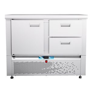 Стол холод. среднетемпер. с ниж.располож. агрегата СХС-70Н-01 стол. 202 без борт.(дверь-ящик1/2)