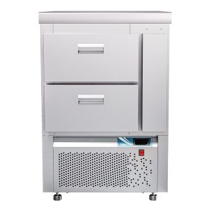 Стол холод. среднетемпер. с ниж.располож. агрегата СХС-70Н столешница 202 без борта (ящик 1/2)