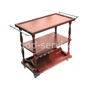 Тележка сервировочная ТСД-70-01 передвижная /дерево/