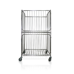 Тележка сетчатая с полками для белья ТСП-600