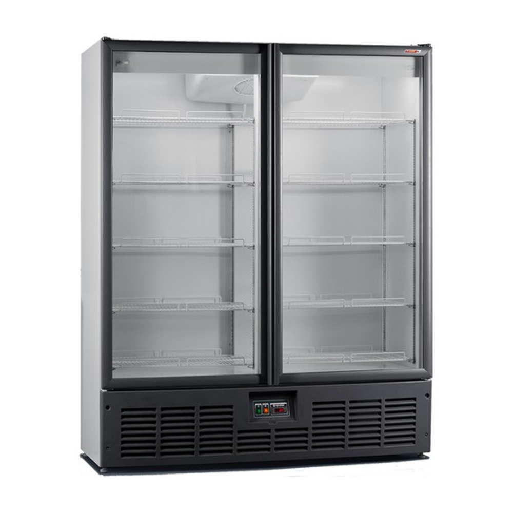 Холодильный компрессионный шкаф R1400VS со стеклянной дверью без хладона