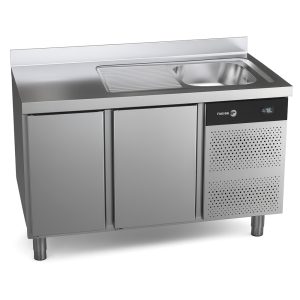 Холодильный стол с мойкой - Concept 700 Гастронорм с 2 дверями.код.19089591