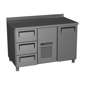 Шкаф холодильный T70 M2-1 (2GN/NT Carboma)без борта(0430-1 корпус нерж 6 ящ)