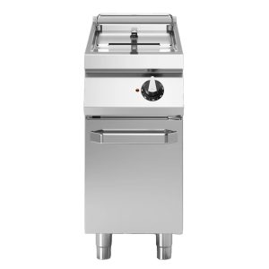 Электрическая фритюрница 1 чаша 15 литр на базе с дверью PK90/40FRE15X