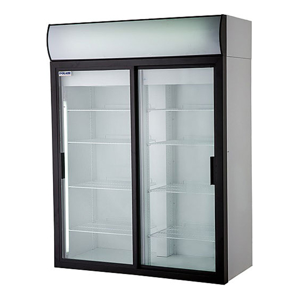 Шкаф-холодильный-DM110Sd-S-2.0-белыйобрамл.черн